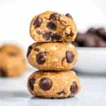Chickpea no-bake cookie dough bites