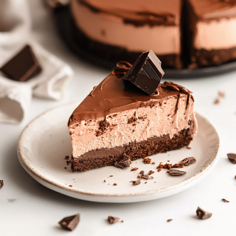 chocolate no bake cheesecake
