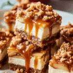 Caramel Apple Cheesecake Bars