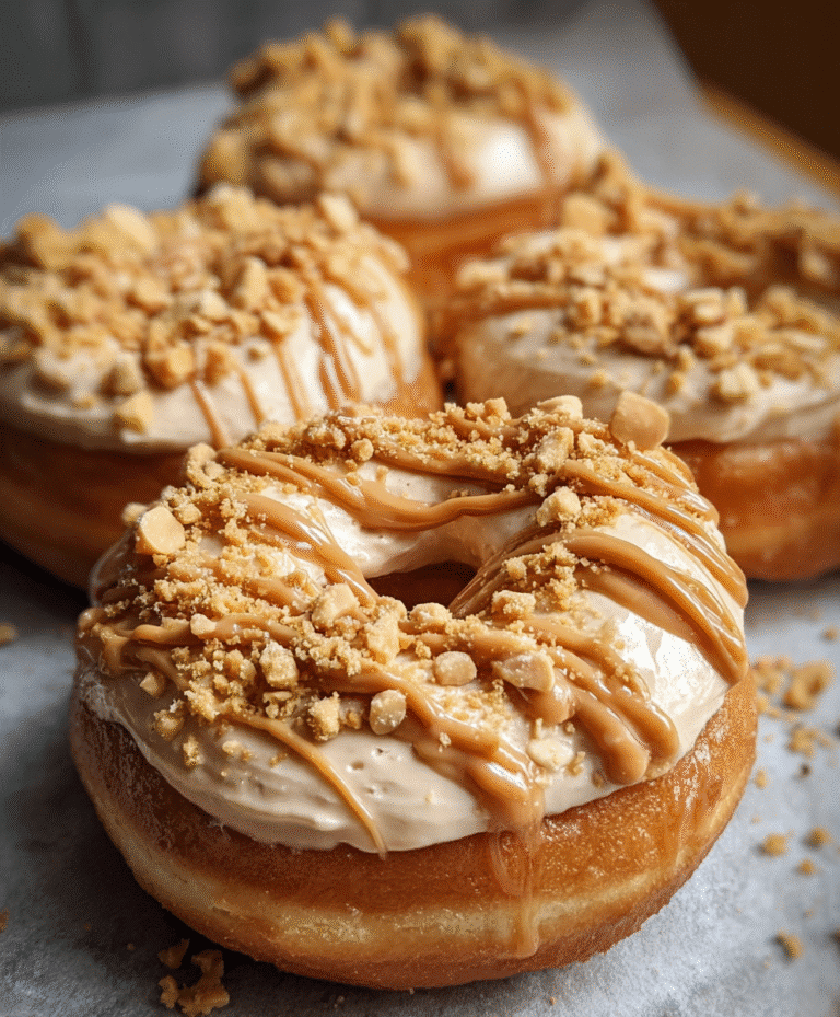 Peanut Butter Cheesecake Donuts