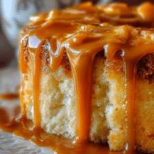 Salted Caramel Kentucky Butter Cake Recipe – Moist, Buttery, and Decadent