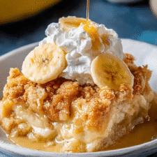 Easy Comforting Banana Bread Cobbler Recipe – Warm, Gooey, and Family Favorite