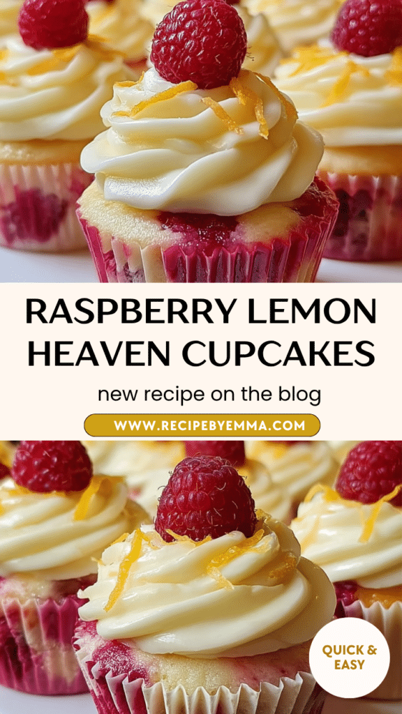 Easy Raspberry Lemon Heaven Cupcakes – Best Homemade Citrus Berry Dessert 80 Raspberry Lemon Heaven Cupcakes