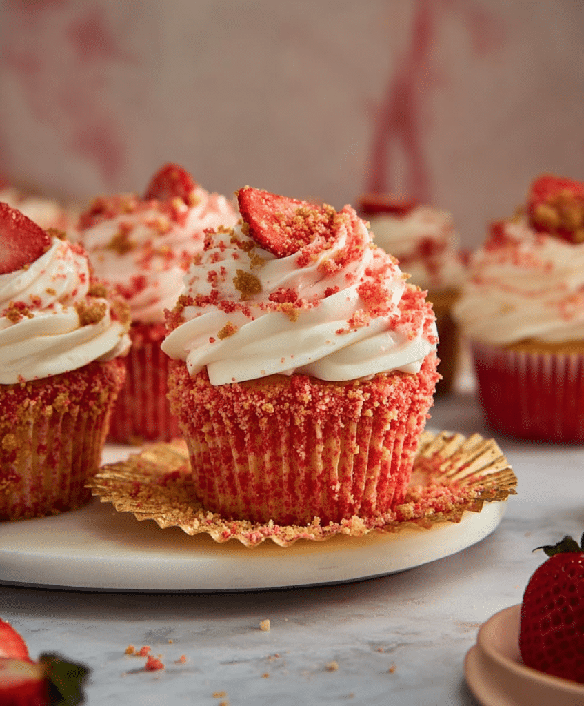 u3123737539 httpss.mj .runqABahm3NgQ8 Strawberry Crunch Cupcak 83807b05 3d25 4cd9 b9da c3c7a22de850 3